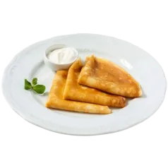 Блинчики со сметаной
